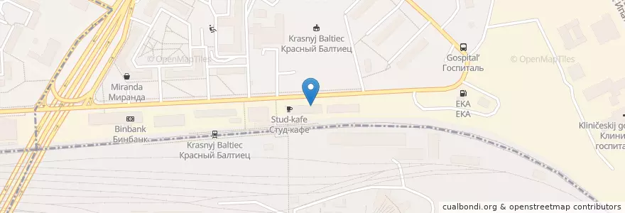 Mapa de ubicacion de Рускухня en 俄罗斯/俄羅斯, Центральный Федеральный Округ, Москва, Северный Административный Округ, Район Коптево.