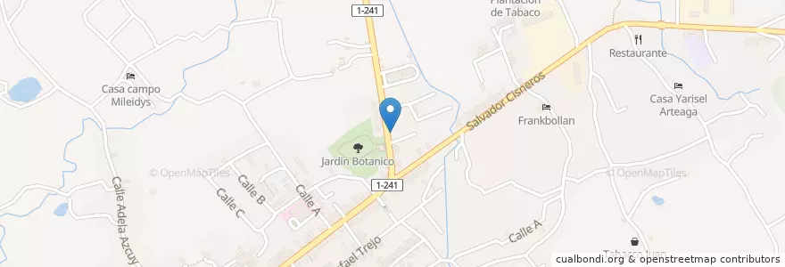 Mapa de ubicacion de Mi Rancho Bar - Restaurante en Küba, Pinar Del Río, Viñales.