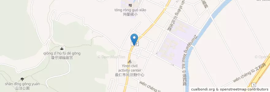 Mapa de ubicacion de 星巴克 en Tayvan, 新北市, 泰山區.