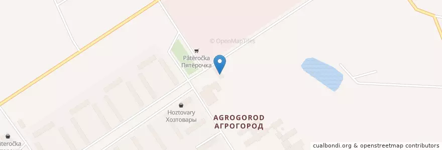 Mapa de ubicacion de Отделение почтовой связи Растуново 142062 en Russia, Central Federal District, Moscow Oblast, Domodedovsky District.