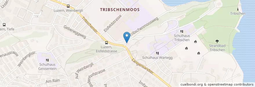 Mapa de ubicacion de Galerie am Richard-Wagner-Weg en Suíça, Luzern, Luzern.