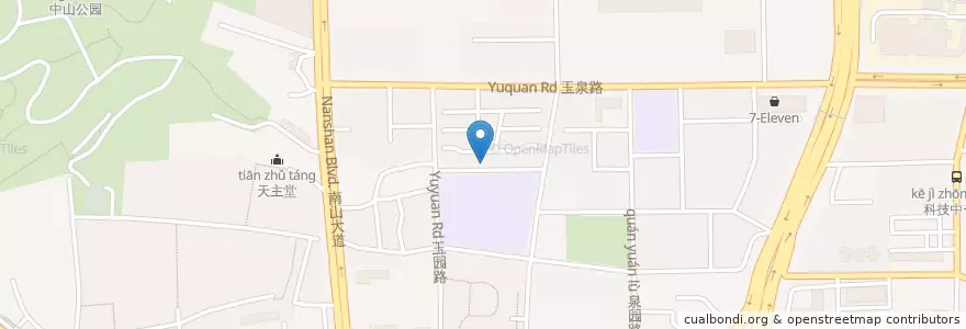 Mapa de ubicacion de 莲城社区警务室 en China, Guangdong, Shenzhen, 南山区, 南头街道.