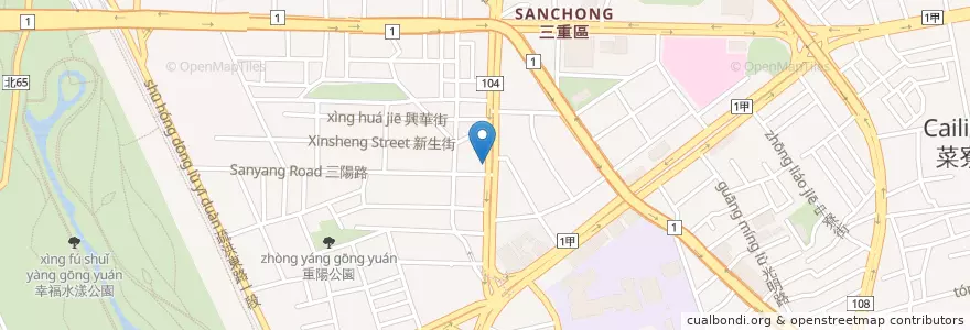 Mapa de ubicacion de 花旗銀行 en Taiwan, 新北市.