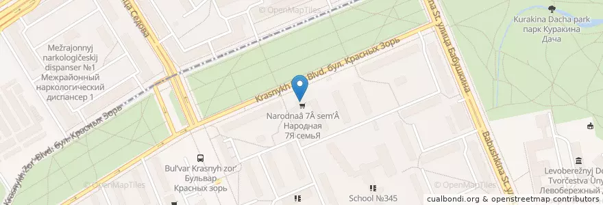 Mapa de ubicacion de Доппи en Russie, District Fédéral Du Nord-Ouest, Oblast De Léningrad, Saint-Pétersbourg, Невский Район, Обуховский Округ.
