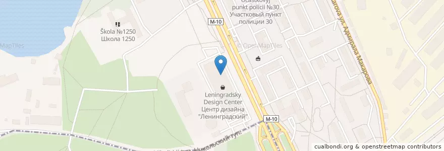 Mapa de ubicacion de Фора Банк en Russia, Distretto Federale Centrale, Москва, Войковский Район.