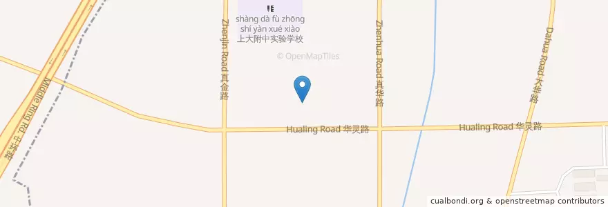 Mapa de ubicacion de 康华苑 en الصين, شانغهاي, 宝山区, 大场镇.