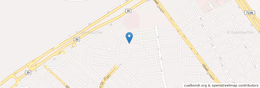 Mapa de ubicacion de ترمینال شوشتر و مسجدسلیمان en 이란, استان خوزستان, شهرستان اهواز, بخش مرکزی, اهواز.