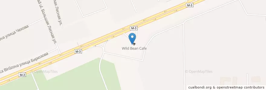 Mapa de ubicacion de Wild Dean Cafe en Russia, Distretto Federale Centrale, Oblast' Di Mosca, Наро-Фоминский Городской Округ.