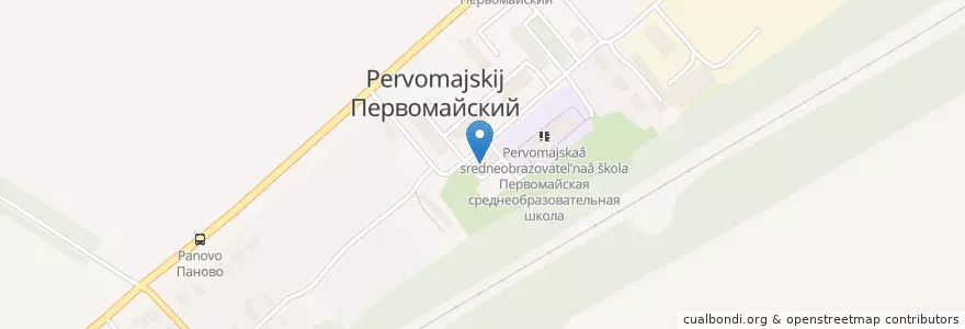 Mapa de ubicacion de Отделение связи №140450 en Russie, District Fédéral Central, Oblast De Moscou, Коломенский Городской Округ.