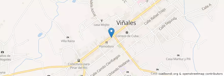 Mapa de ubicacion de Helado 1,20 CUC en Küba, Pinar Del Río, Viñales.