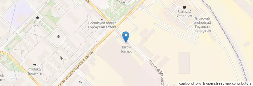 Mapa de ubicacion de Бистро en 러시아, Центральный Федеральный Округ, Москва, Восточный Административный Округ, Район Богородское.