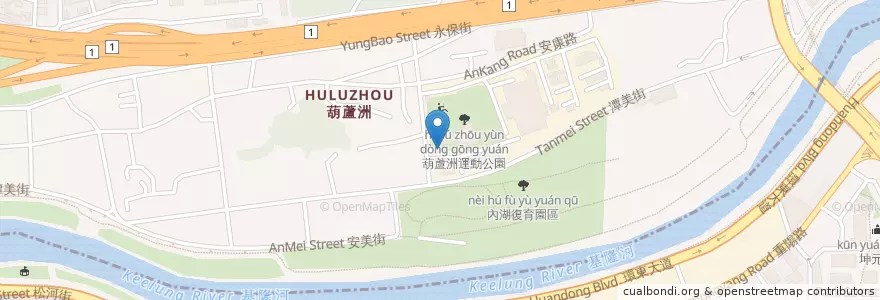 Mapa de ubicacion de 地下停車場 en Taiwan, New Taipei, Taipei, Neihu District.