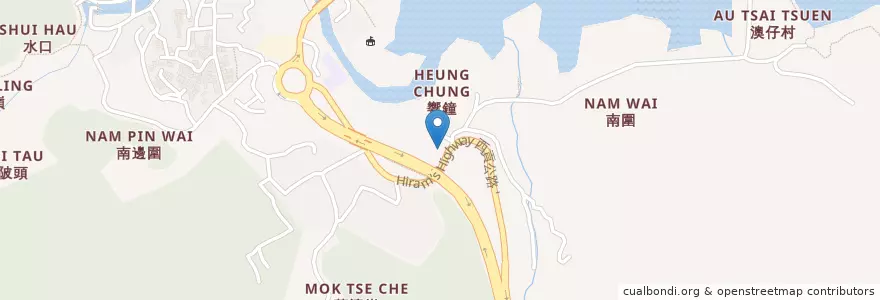 Mapa de ubicacion de 西貢公路(南圍)公廁 Hiram's Highway (Nam Wai) Public Toilet en 中国, 広東省, 香港, 新界, 西貢區 Sai Kung District.