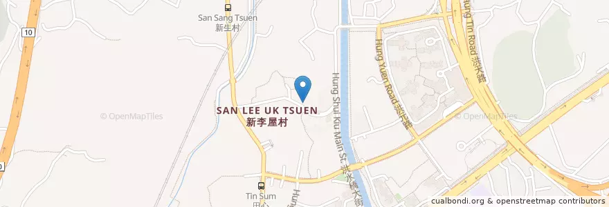 Mapa de ubicacion de 新李屋村公廁 San Lee Uk Tsuen Public Toilet en 中国, 香港 Hong Kong, 广东省, 新界 New Territories, 元朗區 Yuen Long District.