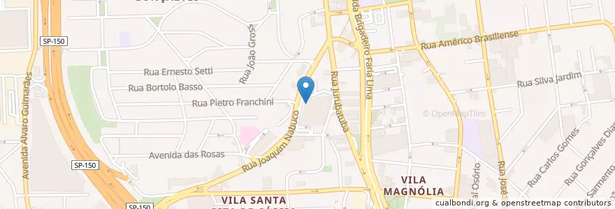 Mapa de ubicacion de Multi Banco en Brazil, Southeast Region, São Paulo, Região Geográfica Intermediária De São Paulo, Região Metropolitana De São Paulo, Região Imediata De São Paulo, São Bernardo Do Campo.