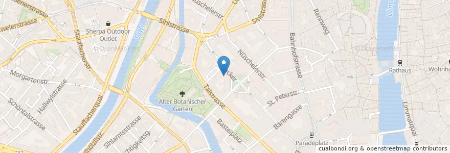 Mapa de ubicacion de Negishi Sushi Bar en Switzerland, Zurich, District Zurich, Zurich.