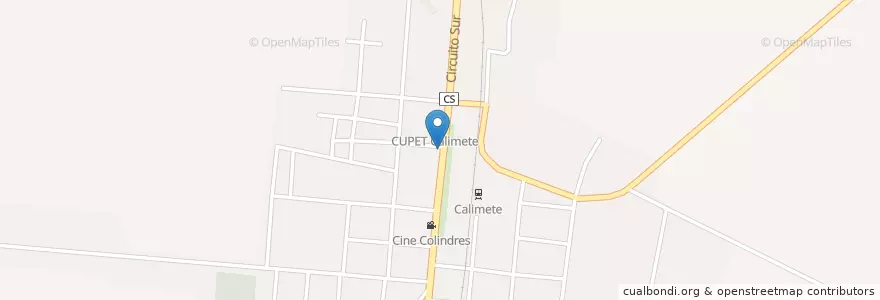 Mapa de ubicacion de Farmacia Calimete en Cuba, Matanzas, Calimete.