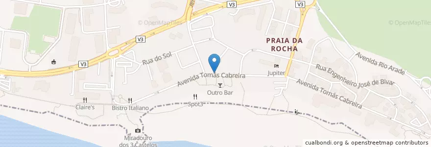 Mapa de ubicacion de Red Lion Bar en Portugal, Algarve, Algarve, Faro, Portimão, Portimão.