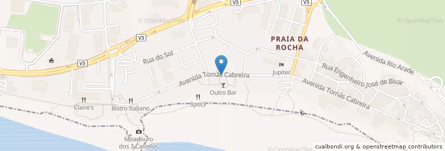 Mapa de ubicacion de Ranch Burguer en Portekiz, Algarve, Algarve, Faro, Portimão, Portimão.