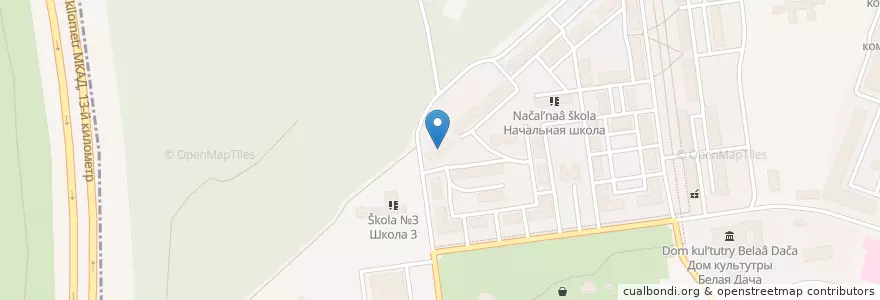 Mapa de ubicacion de Smoke bar en Russia, Distretto Federale Centrale, Oblast' Di Mosca, Городской Округ Котельники.