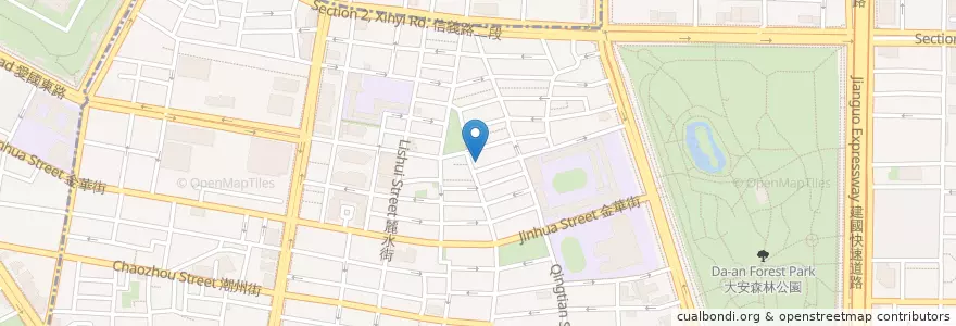 Mapa de ubicacion de 永康階カフェ en 台湾, 新北市, 台北市, 大安区.