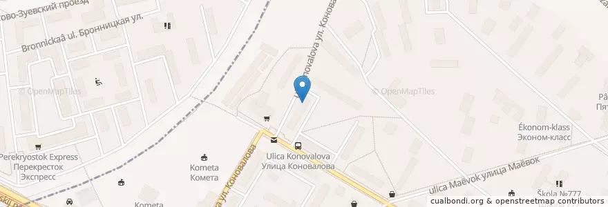 Mapa de ubicacion de Городская аптека en Rússia, Distrito Federal Central, Москва, Юго-Восточный Административный Округ, Рязанский Район.