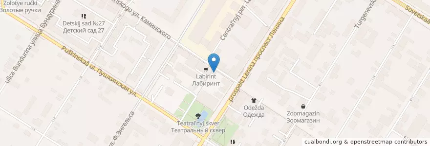 Mapa de ubicacion de Вокер Стрит en Russia, Distretto Federale Centrale, Oblast' Di Tula, Городской Округ Тула.