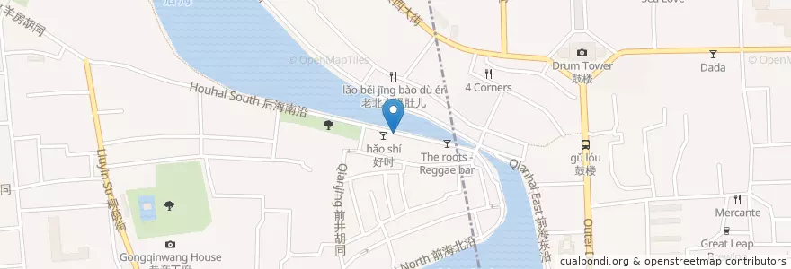 Mapa de ubicacion de Red Ming Lab en China, Pekín, Hebei, 西城区.