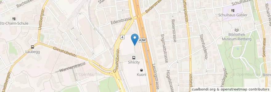Mapa de ubicacion de Joe & The Juice en Suíça, Zurique, Bezirk Zürich, Zürich.