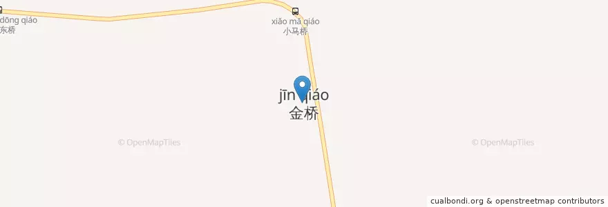 Mapa de ubicacion de 金桥村公共服务中心 en الصين, 南通市, 通州区, 平潮镇.