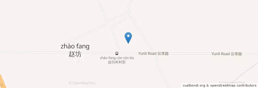 Mapa de ubicacion de 赵坊村公共服务中心 en China, 南通市, 通州区, 平潮镇.