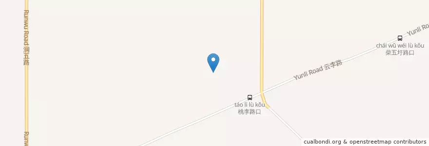 Mapa de ubicacion de 老木厂村公共服务中心 en China, 南通市, 通州区, 五接镇.