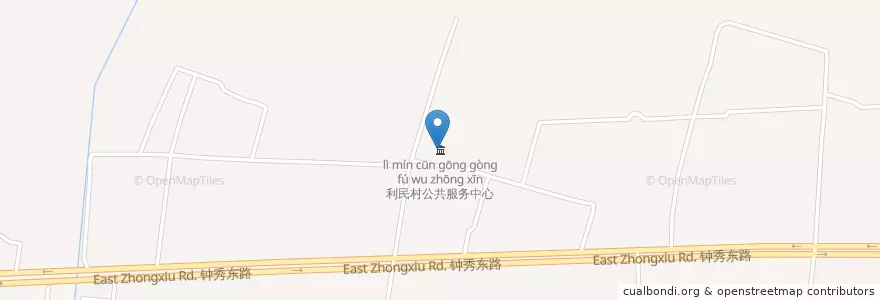 Mapa de ubicacion de 利民村公共服务中心 en Китай, 南通市, 通州区, 金新街道.