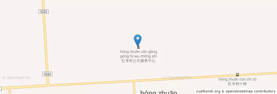 Mapa de ubicacion de 红专村公共服务中心 en Cina, 南通市, 通州区, 三余镇.
