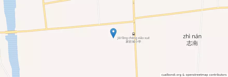 Mapa de ubicacion de 志南村公共服务中心 en Çin, 南通市, 通州区, 川姜镇.