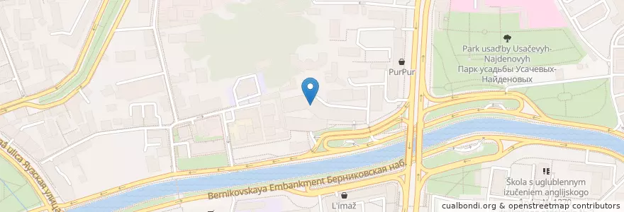 Mapa de ubicacion de Стейк-хаус en Russland, Föderationskreis Zentralrussland, Moskau, Zentraler Verwaltungsbezirk, Таганский Район.