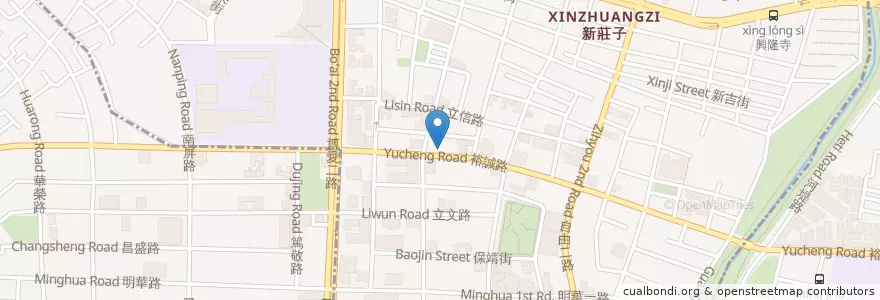 Mapa de ubicacion de 甜舞糖水 en Tayvan, Kaohsiung, 左營區.