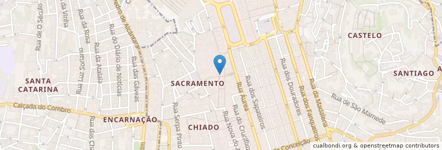 Mapa de ubicacion de Brown's Brasserie en 葡萄牙, Área Metropolitana De Lisboa, Lisboa, Grande Lisboa, 里斯本.
