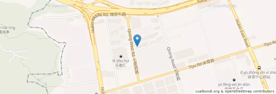 Mapa de ubicacion de 典典养车店 en 中国, 福建省, 思明区.