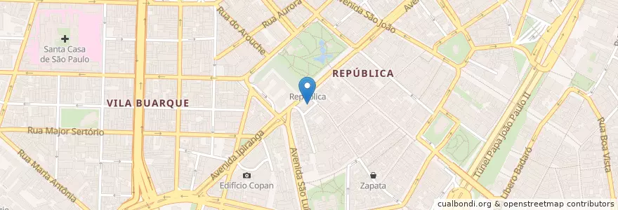Mapa de ubicacion de Esther Rooftop en Brasil, Região Sudeste, São Paulo, Região Geográfica Intermediária De São Paulo, Região Metropolitana De São Paulo, Região Imediata De São Paulo, São Paulo.