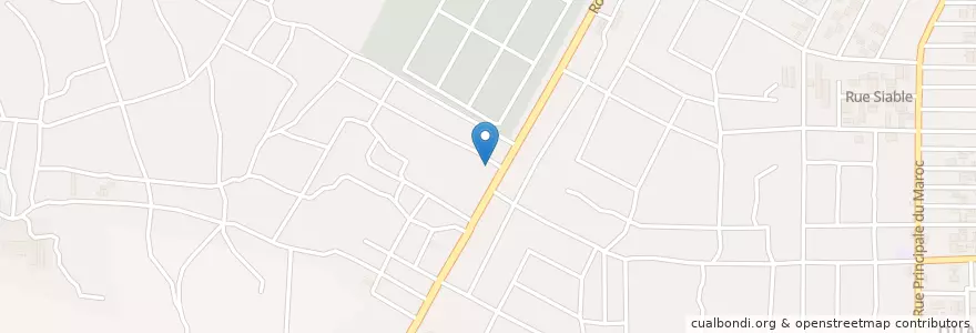 Mapa de ubicacion de Pharmacie Moaye en 科特迪瓦, 阿比让, Yopougon.