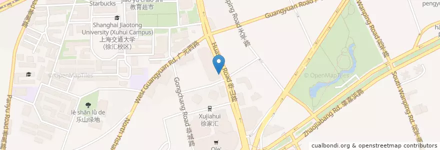 Mapa de ubicacion de 麦当劳 en 中国, 上海市, 徐汇区.