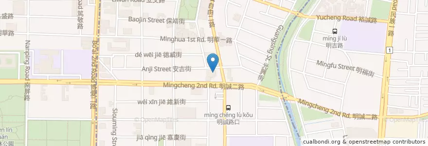 Mapa de ubicacion de 活石靈糧堂 en Taïwan, Kaohsiung, 三民區, 左營區.