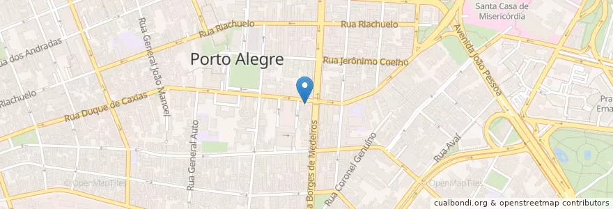 Mapa de ubicacion de Café do Duque en Brazil, Jižní Region, Rio Grande Do Sul, Região Metropolitana De Porto Alegre, Região Geográfica Intermediária De Porto Alegre, Região Geográfica Imediata De Porto Alegre, Porto Alegre.