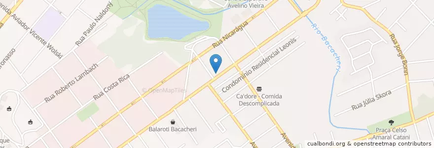 Mapa de ubicacion de Fire Dog en 브라질, 남부지방, 파라나, Região Geográfica Intermediária De Curitiba, Região Metropolitana De Curitiba, Microrregião De Curitiba, 쿠리치바.