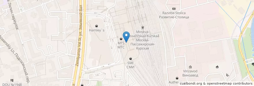 Mapa de ubicacion de Стардог!s en Rusland, Centraal Federaal District, Moskou, Центральный Административный Округ, Басманный Район.
