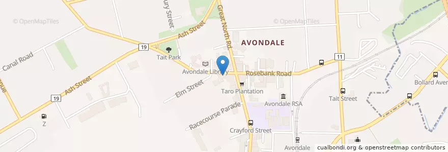Mapa de ubicacion de Avondale Dental Centre en Nieuw-Zeeland, Auckland, Whau.