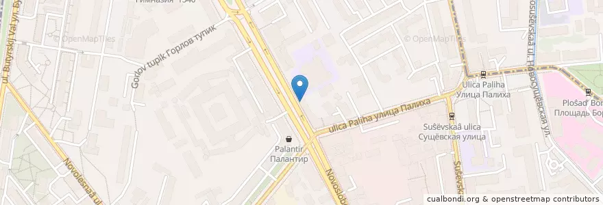 Mapa de ubicacion de Смак Донер en Russia, Distretto Federale Centrale, Москва, Центральный Административный Округ, Тверской Район.