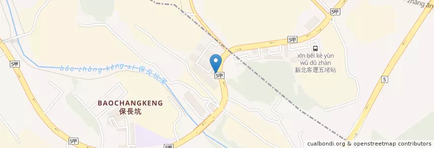 Mapa de ubicacion de 摩天鎮住戶停車場 en Тайвань, Новый Тайбэй, 汐止區.