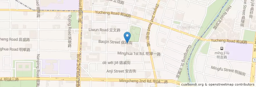Mapa de ubicacion de Poppy waffle en Taiwan, Kaohsiung, Zuoying.
